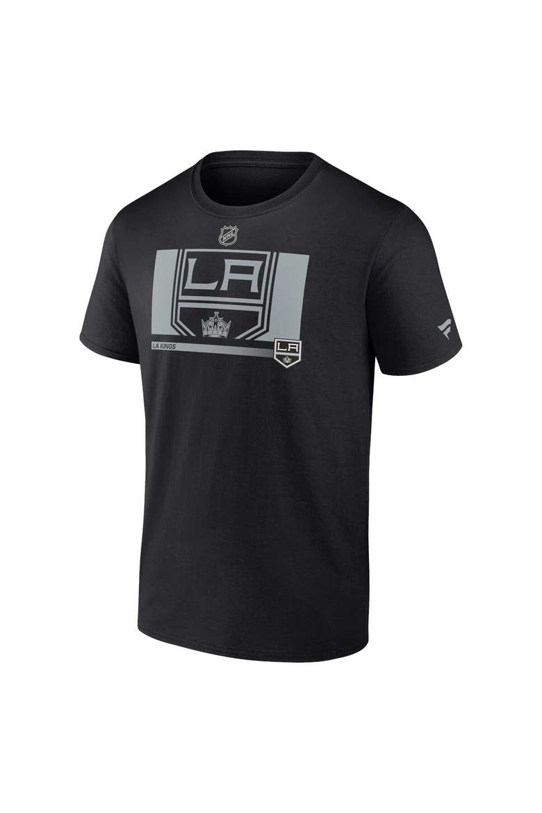 Men's Fanatics Branded Black Los Angeles Kings Authentic Pro Core Collection Secondary T-Shirt, Alternate, color, Black