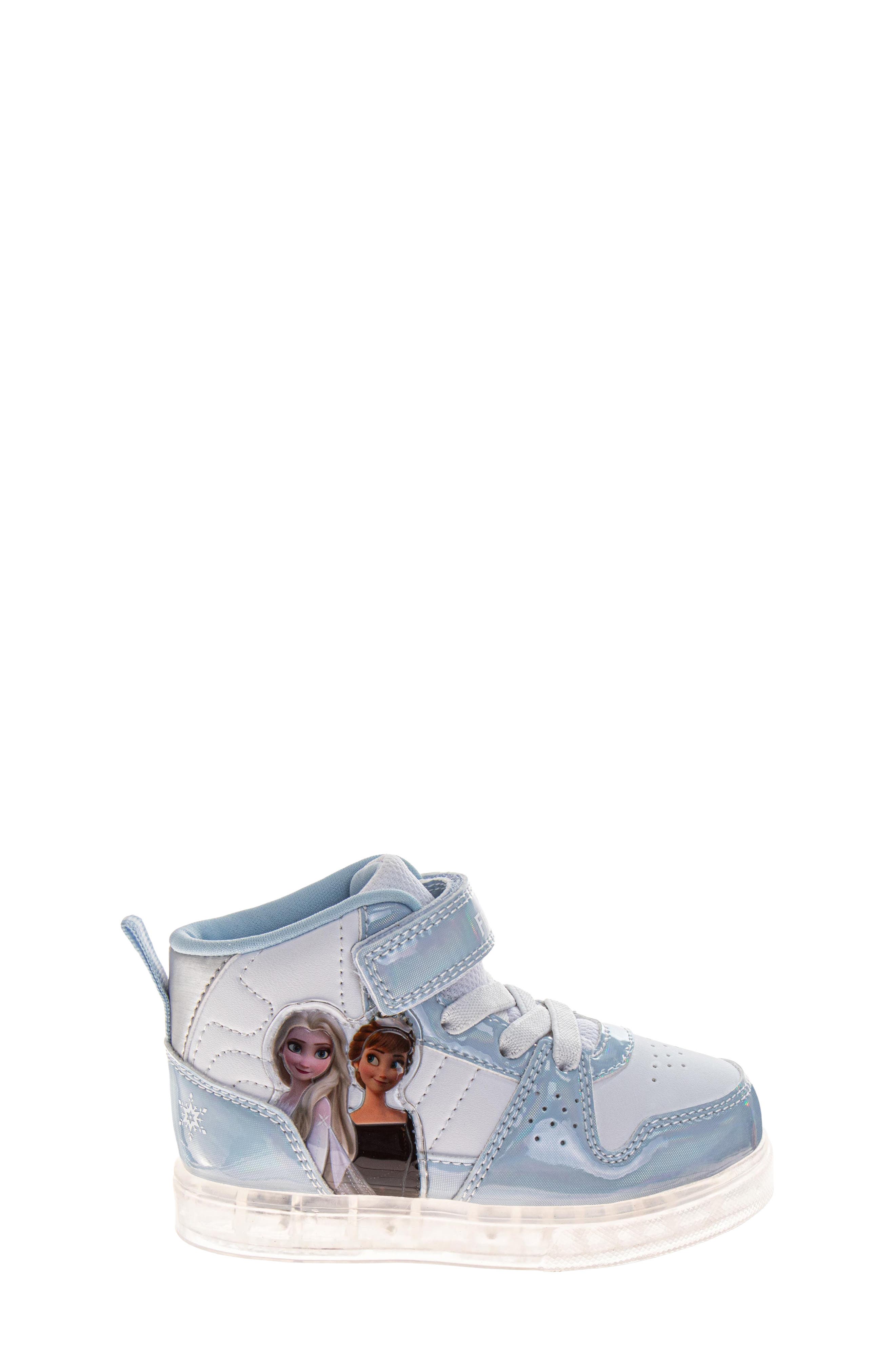 Kids' Disney® Frozen Light Up Sneaker, Alternate, color, BLUE WHITE