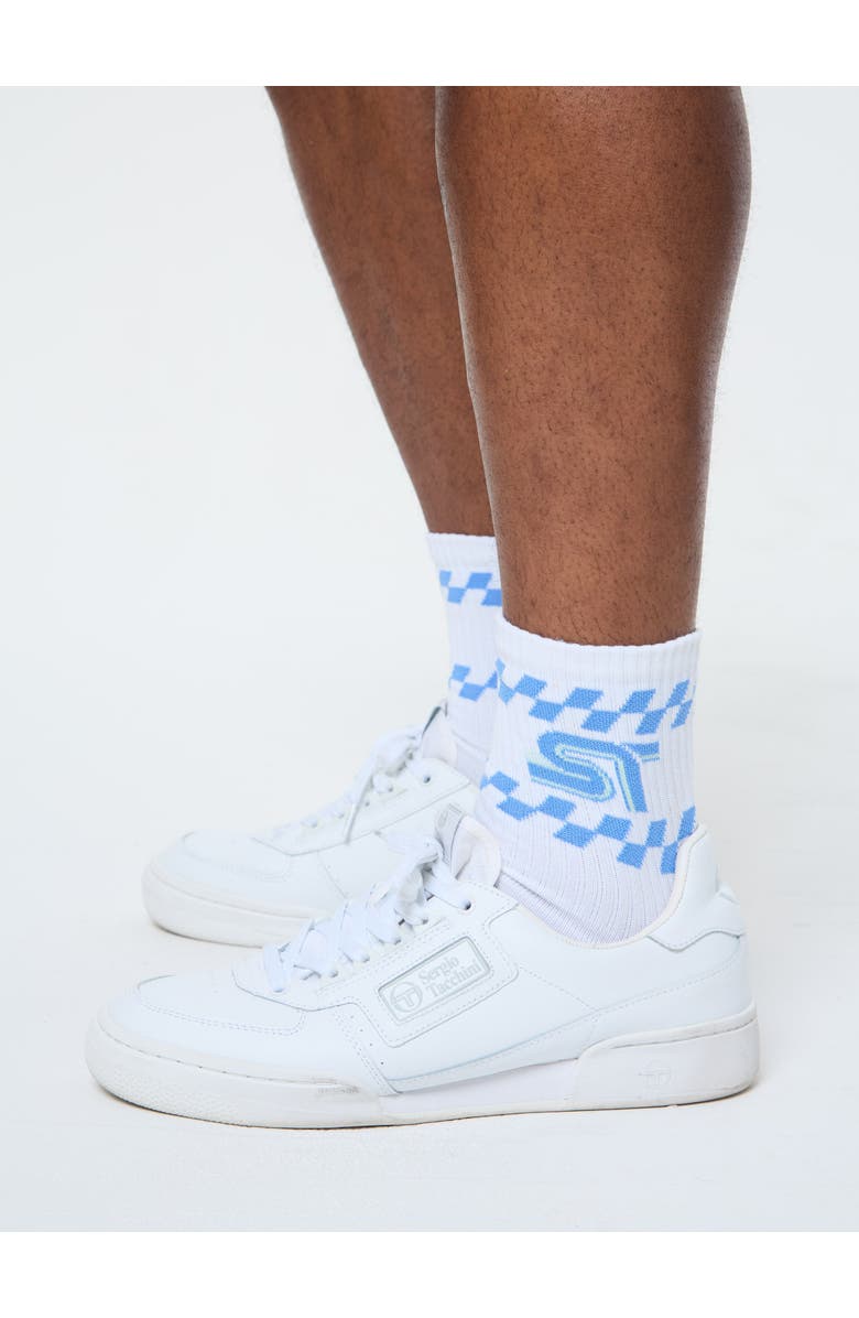 Sergio Tacchini Corsa Sock, Main, color, Brilliant White