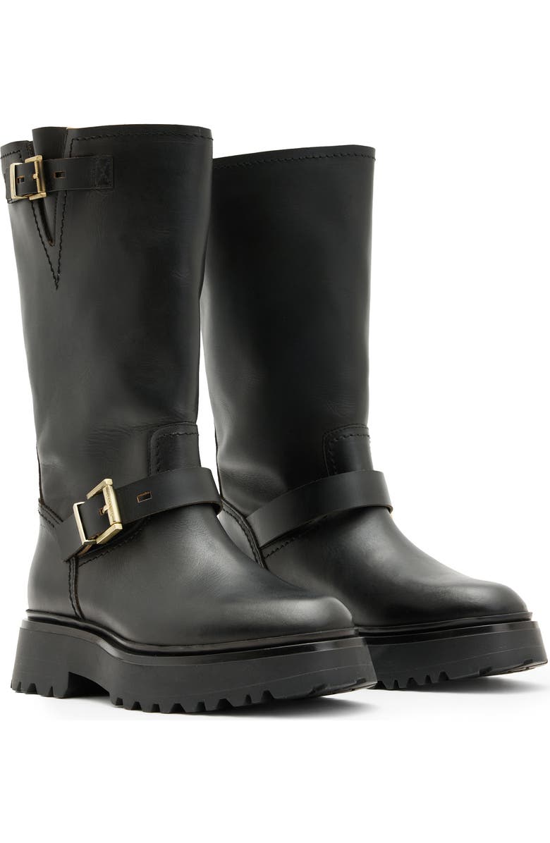 AllSaints Marisa Biker Boot, Main, color,