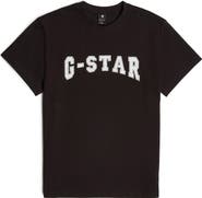 G-STAR Felt Logo Organic Cotton T-Shirt