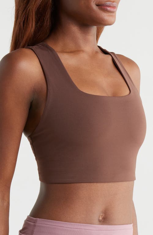 Shop Free People Fp Movement Win Win Racerback Bra In Cocoa