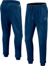 FANATICS Men's Fanatics Branded Heather Deep Sea Blue Seattle Kraken Authentic Pro Fleece Sweatpants