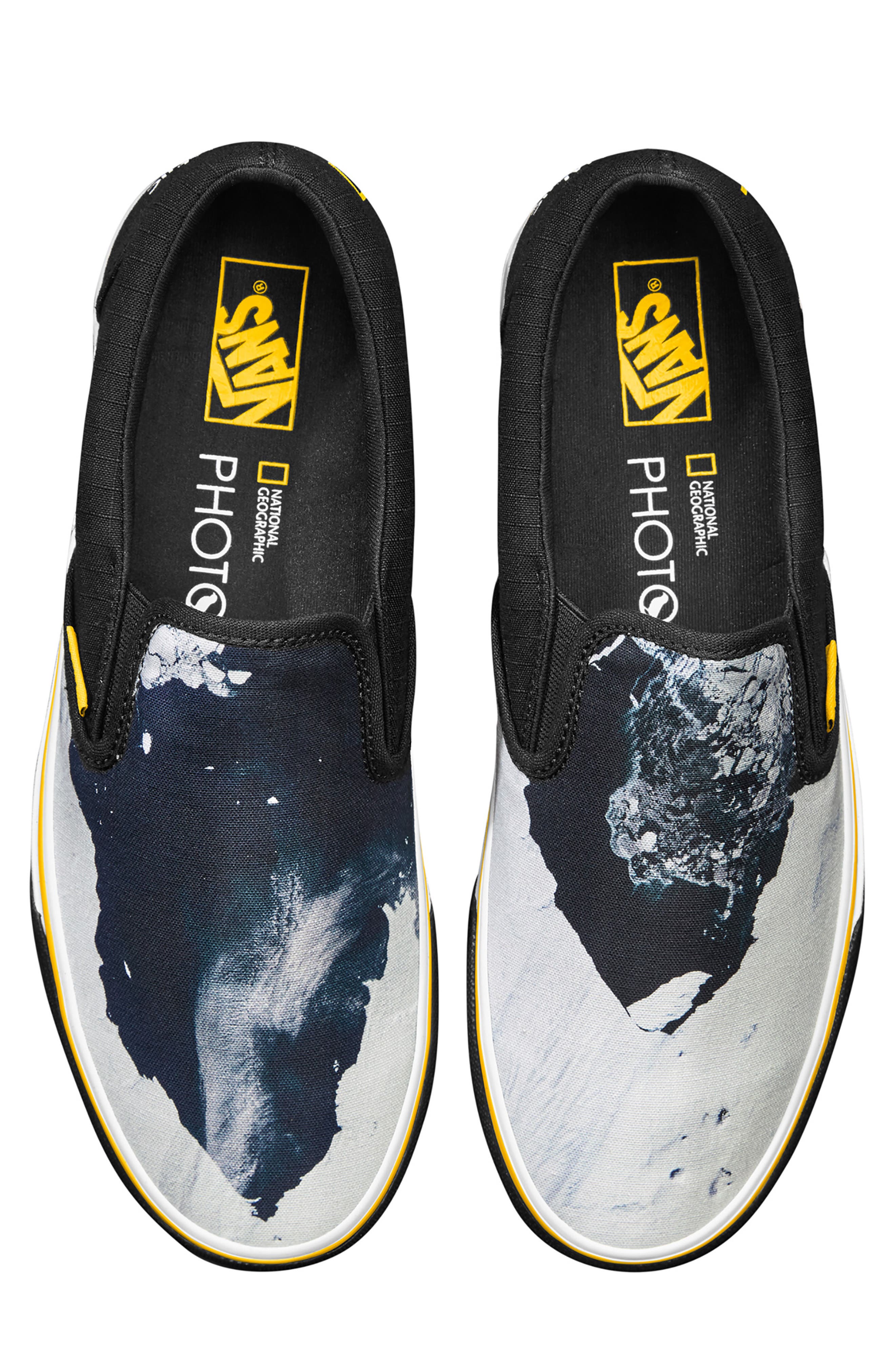 Vans x National Geographic Classic Slip-On Sneaker, Alternate, color, 