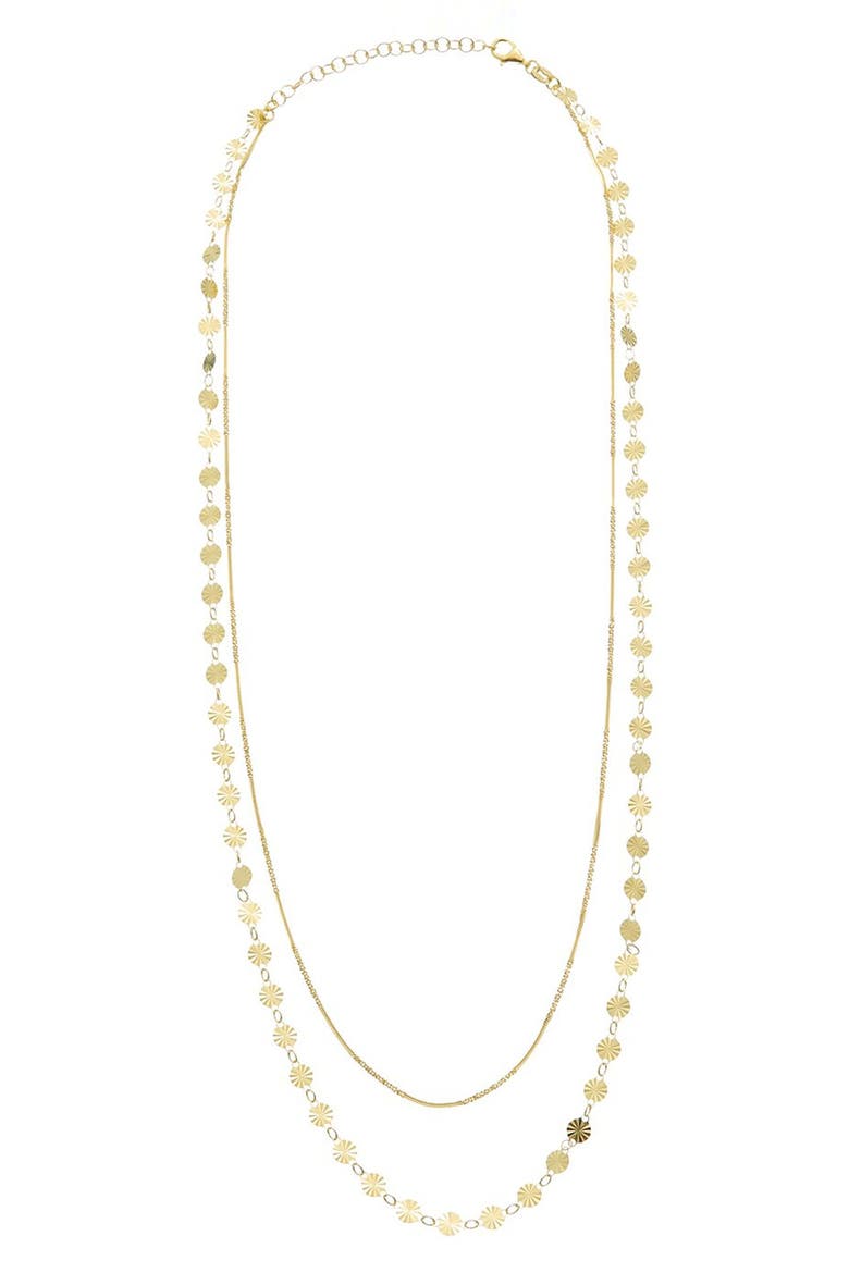 Multistrand Necklace, Main, color, YELLOW