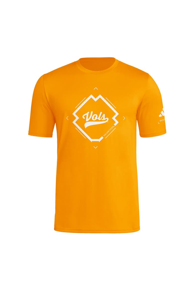 Men's adidas  Tennessee Orange Tennessee Volunteers Baseball Poly T-Shirt, Alternate, color, Tennessee Orange