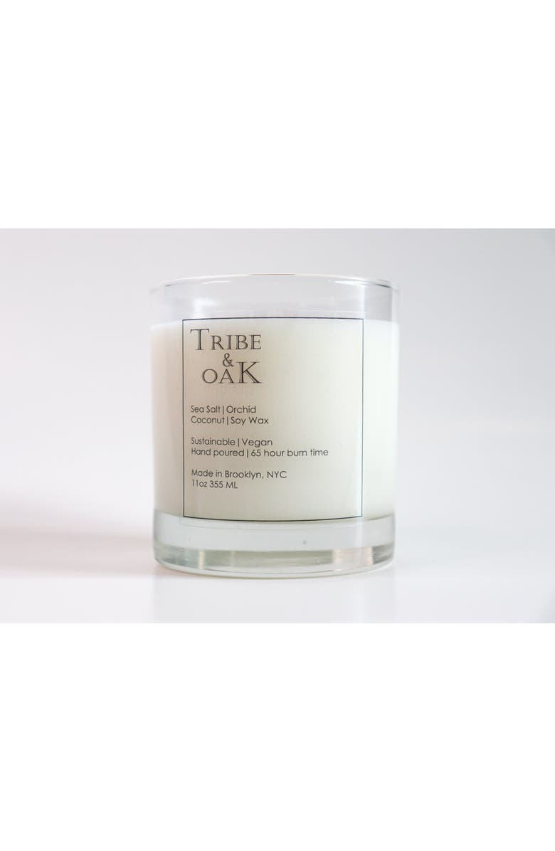 Tribe & Oak Sea Salt Orchid Coconut Soy Candle, Main, color, NO COLOR