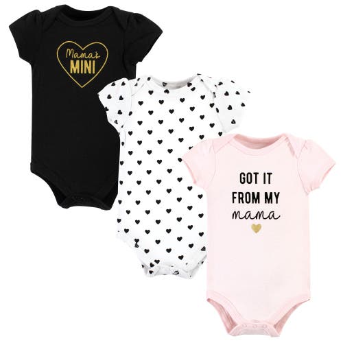 Hudson Baby Cotton Bodysuits 3-pack