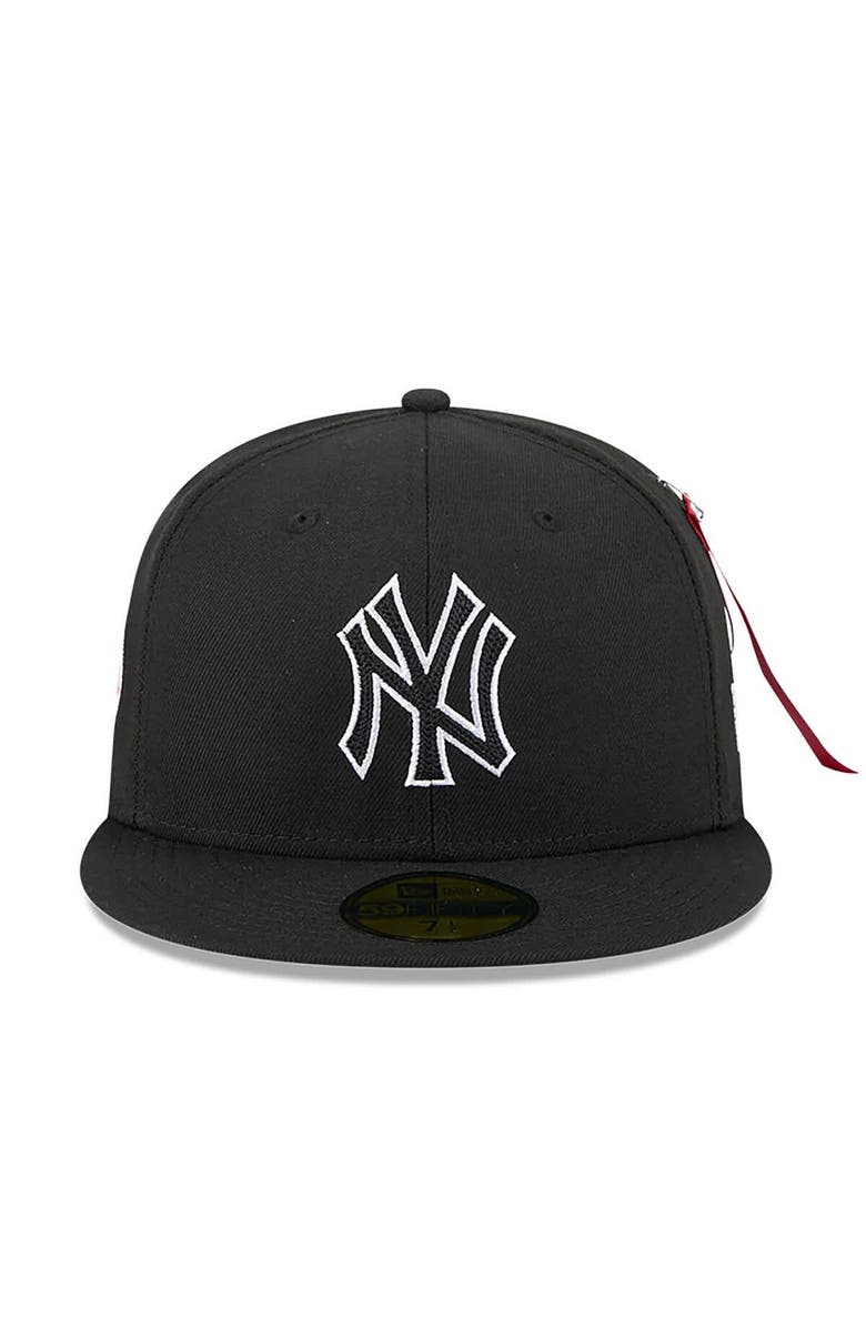 New Era x Alpha Industries Men's New Era x Alpha Industries  Black New York Yankees 59FIFTY Fitted Hat, Alternate, color, Black