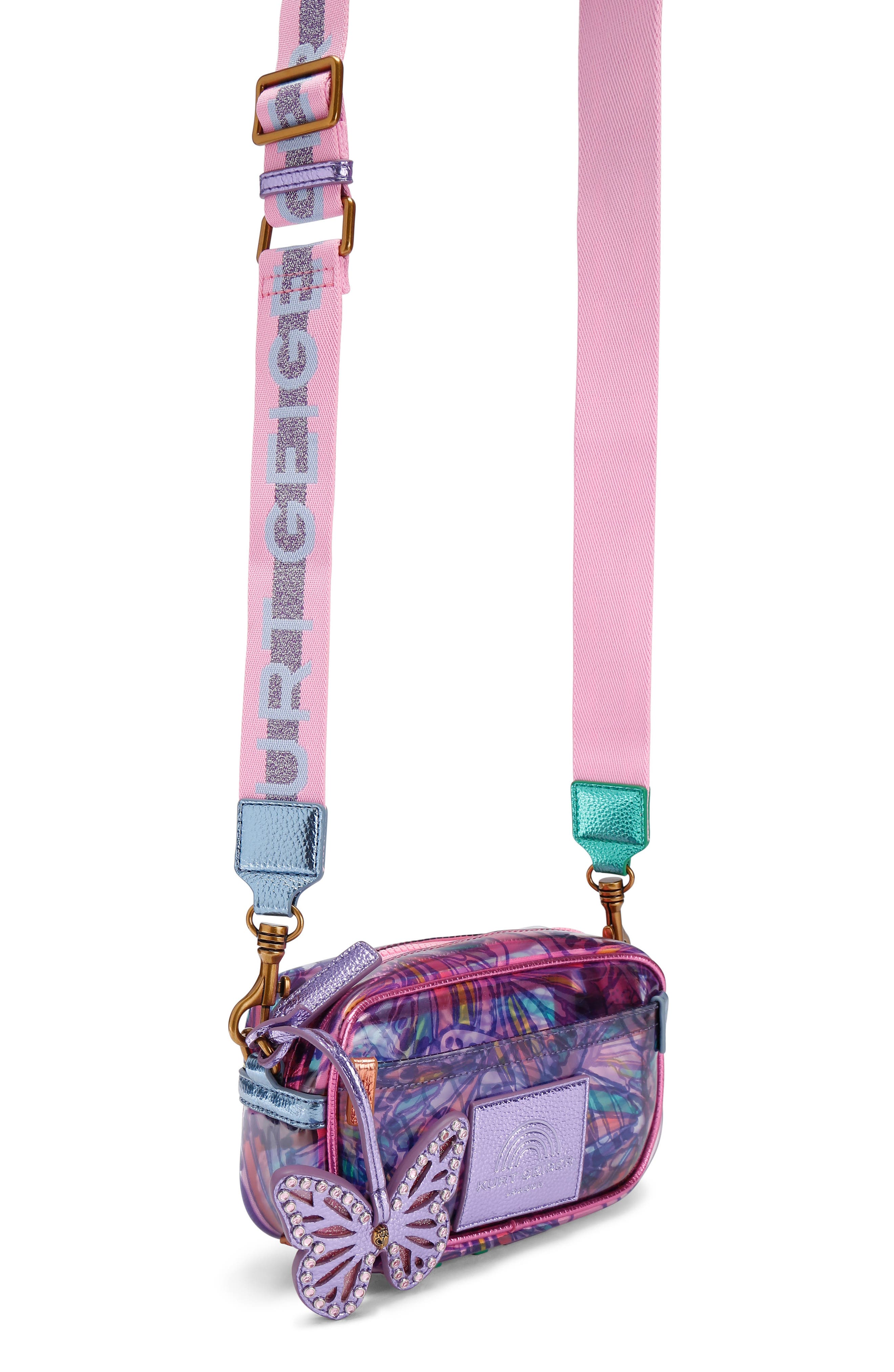 Kurt Geiger London Small Southbank Vinyl Clear Camera Crossbody