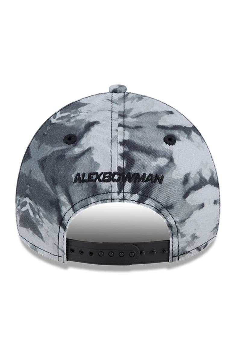 New Era Men's New Era Black Alex Bowman Victory Burnout 9FORTY Adjustable Hat, Alternate, color,