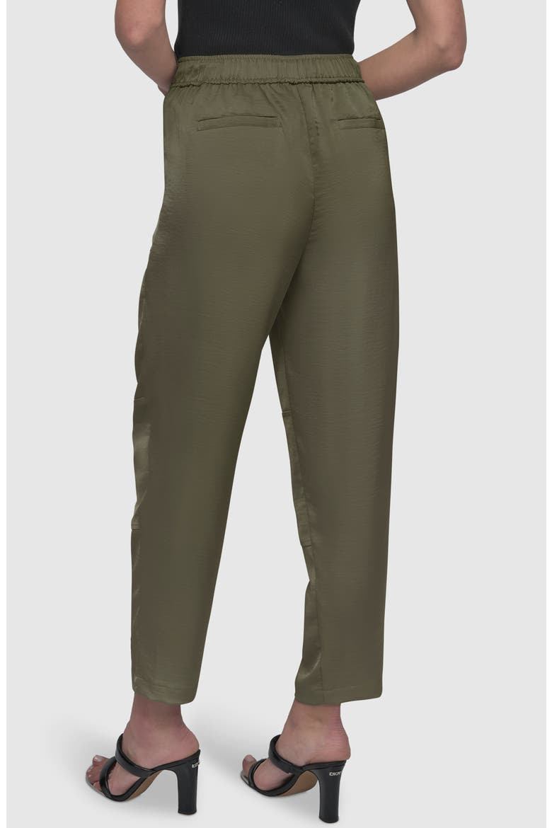 Zip Pocket Satin Pants, Alternate, color, UTILITY GR