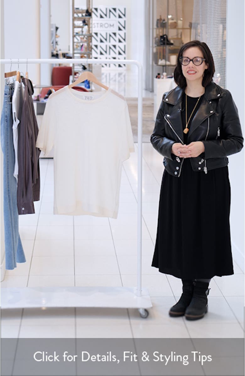 Cashmere Pointelle T-Shirt, sales video thumbnail