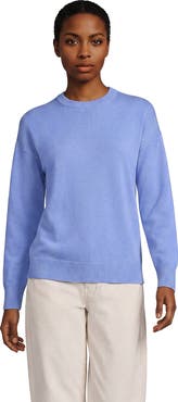 Lands' End Tall Drifter Crew Neck Sweater
