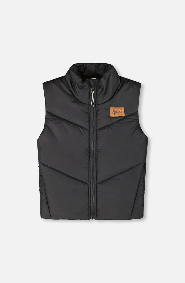 Deux par Deux Quilted Mid-Season Sleeveless Vest, Main, color,