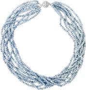 SAACHI Multi-Strand Crystal Necklace