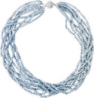 SAACHI Multi-Strand Crystal Necklace