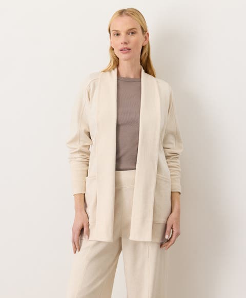 Organic Cotton Airplane Wrap Cardigan