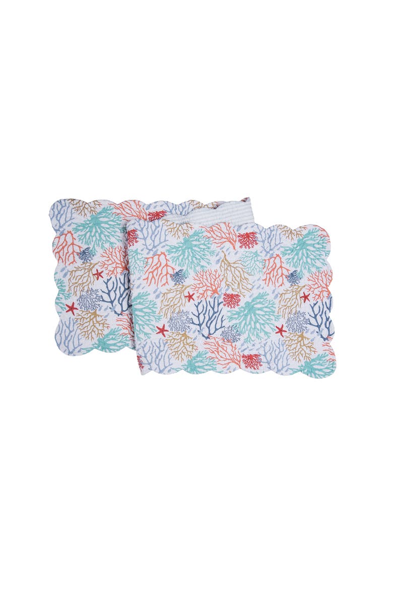 Coral Cove Table Runner 14" x 51", Main, color, Red