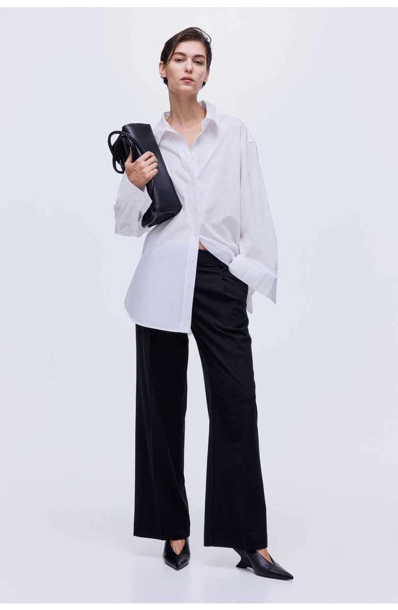 H&M Wide Trousers, Alternate, color, 