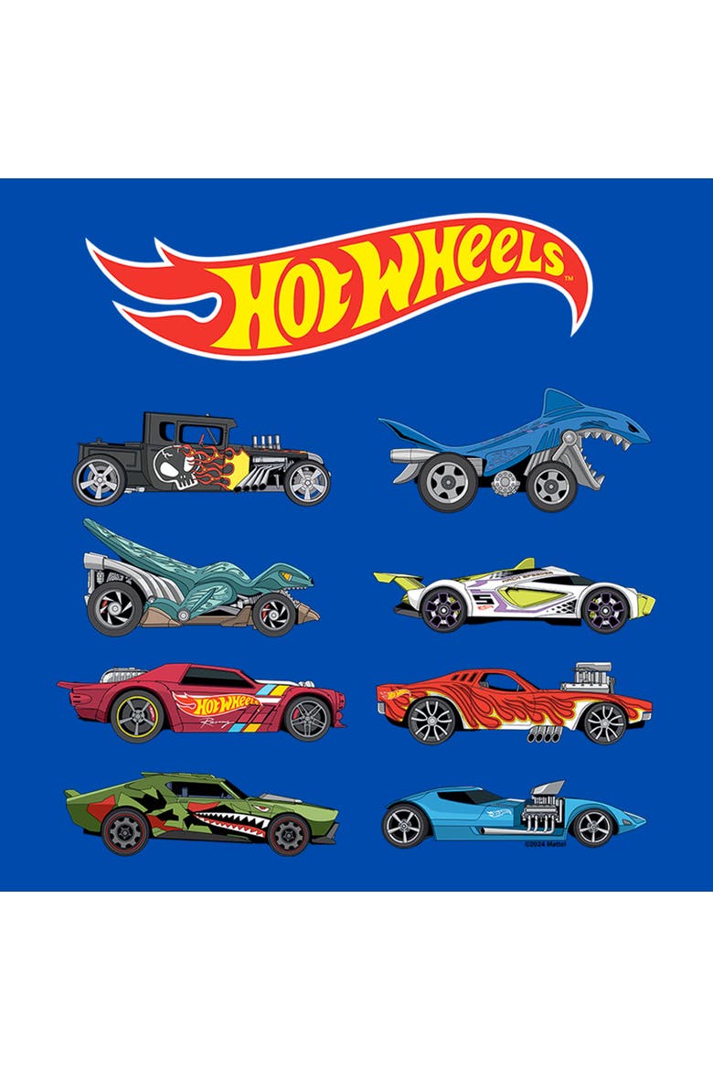 Boy's Hot Wheels Car Models  Graphic T-Shirt, Alternate, color, Royal Blue