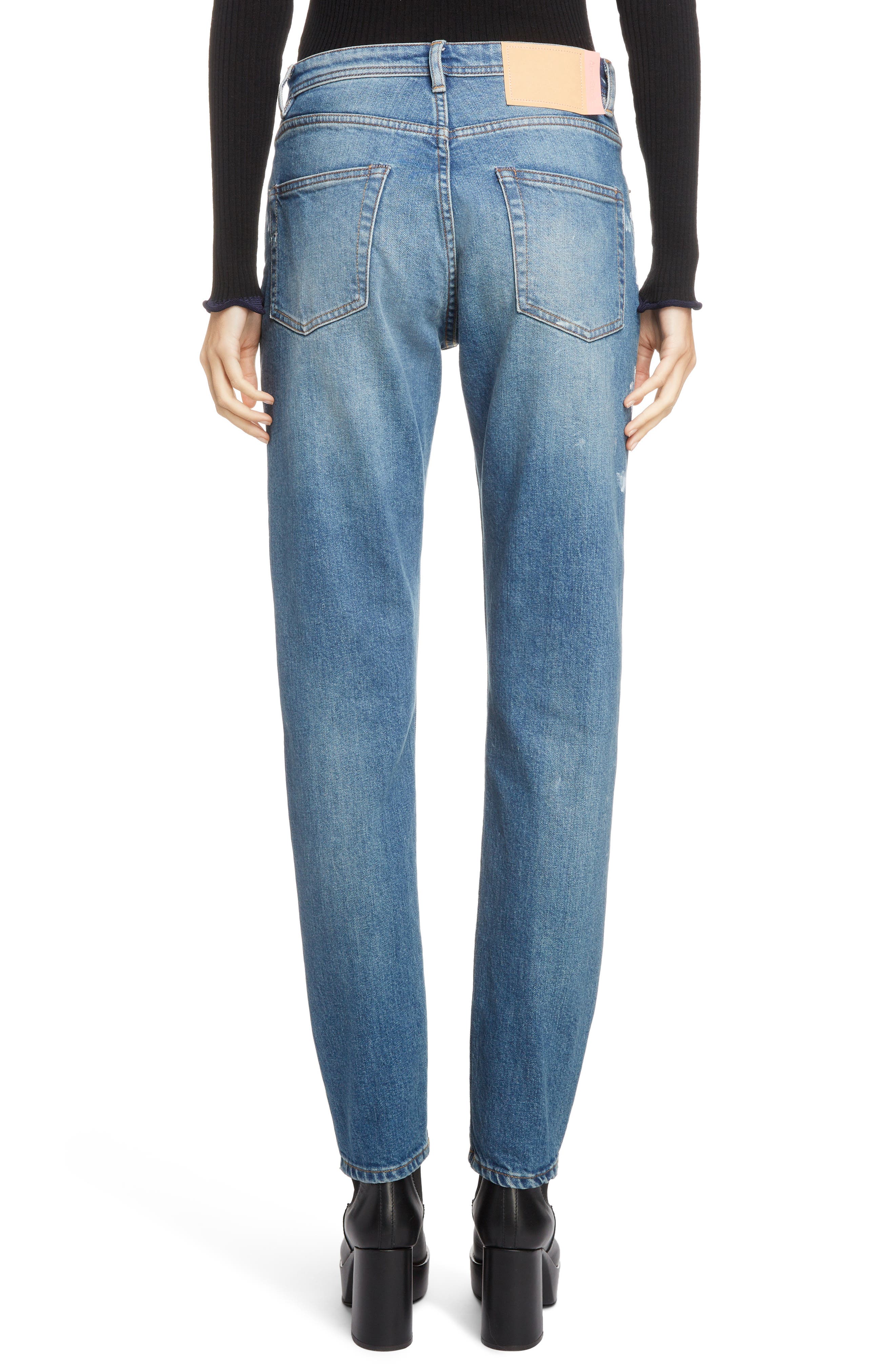 Acne Studios Paint Splatter Jeans (Women) | Nordstrom