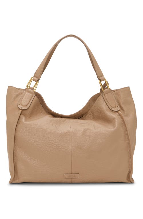 Vince Camuto Deena Embossed Leather Tote In Brown