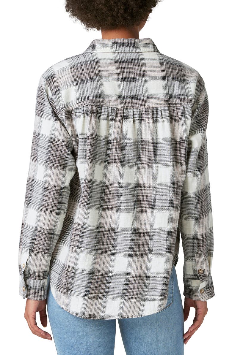 Lucky Brand Pocket Oversize Boyfriend Button-Up Shirt, Alternate, color, 