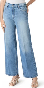 PAIGE Anessa High Waist Wide Leg Jeans