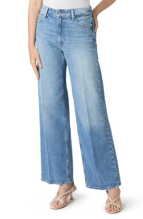 Paige Sasha High Waist Wide Leg Jeans In Blue