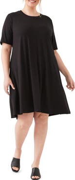 Karen Kane A-Line Jersey Minidress
