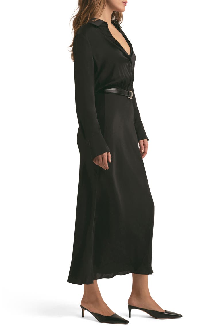 Take Me Seriously Long Sleeve Dress, Alternate, color, BLACK