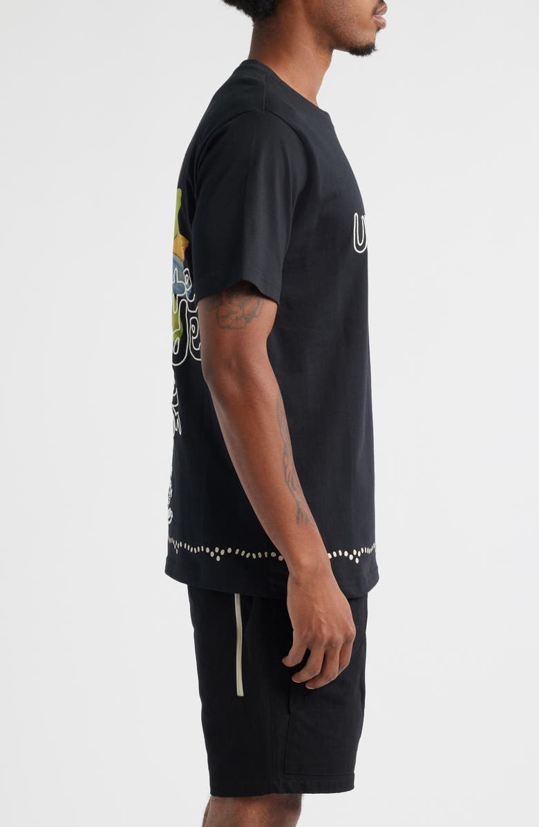 VIC GARCIA WORLD Unique Graphic T-Shirt, Alternate, color, Black