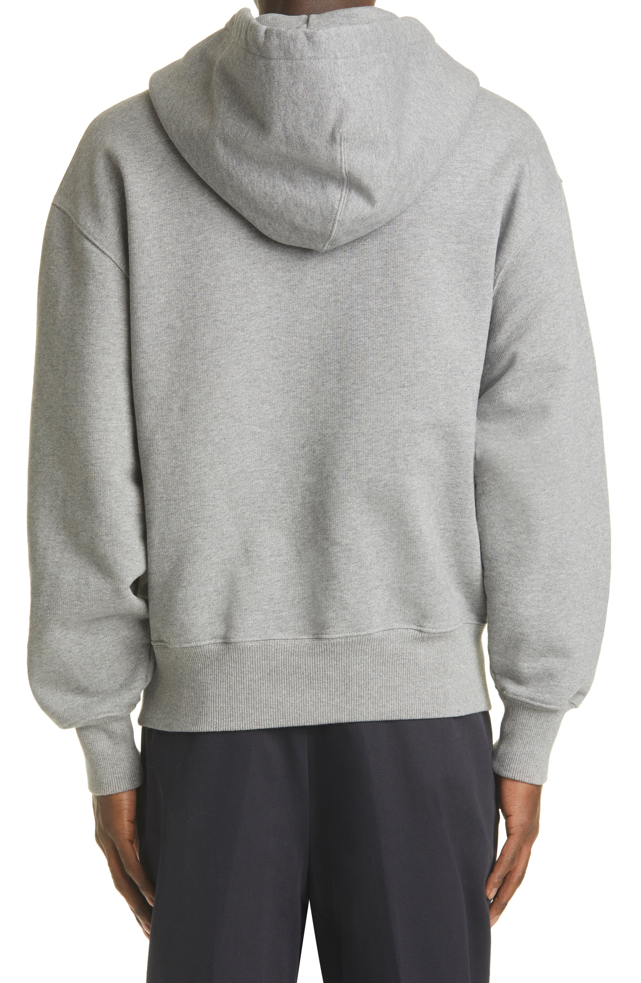 AMI Alexandre Mattiussi Logo Organic Cotton Hoodie (Men) | Nordstrom