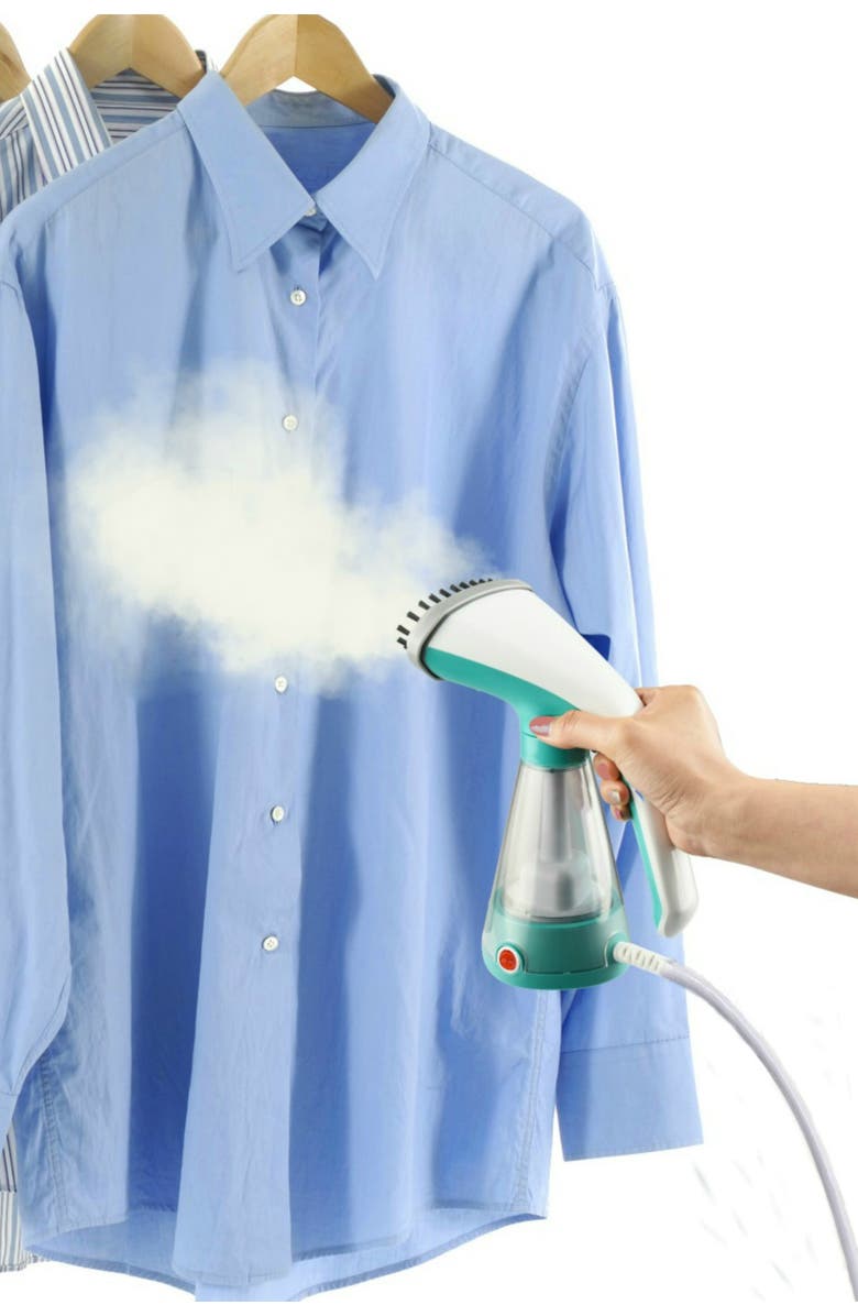 SALAV Teal Stainless Steel Ironing Plate Hand Held Garment Steamer, Alternate, color,