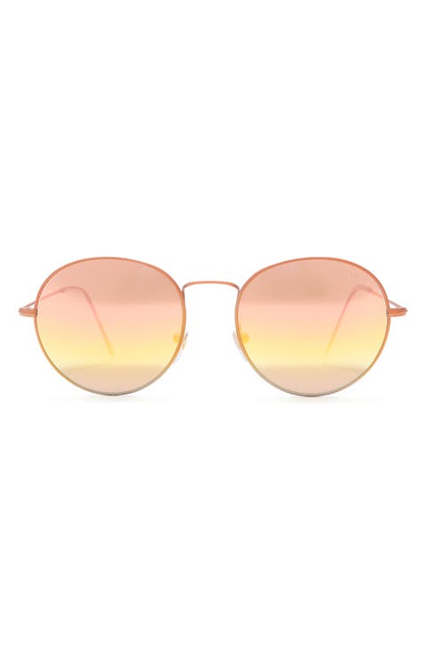 47mm Round Sunglasses