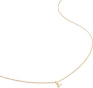 Monica Vinader Small Initial Pendant Necklace