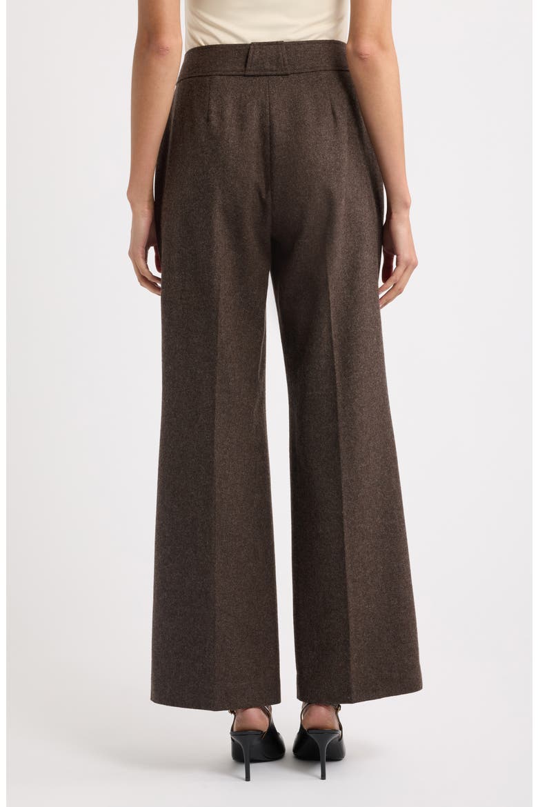 The Natalie High Waist Wide Leg Pants, Alternate, color, RHAPSODY BROWN