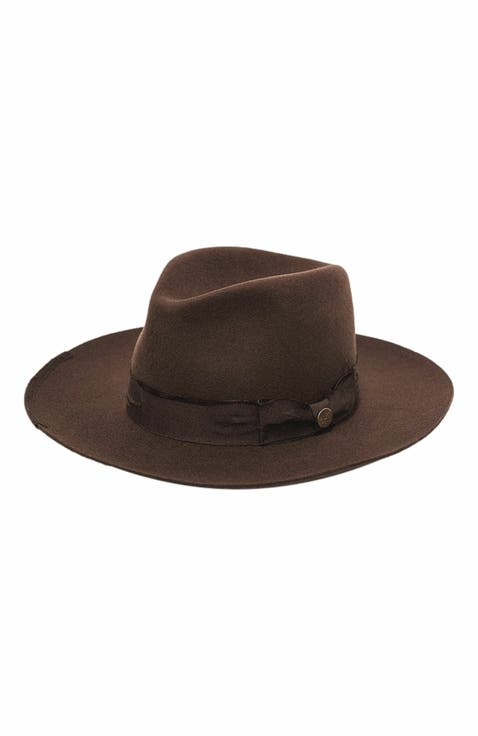 Delmar Distressed Felt Fedora