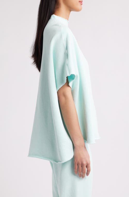 Shop Frank & Eileen Audrey Funnel Neck Capelet In Dewberry Mineral Wash