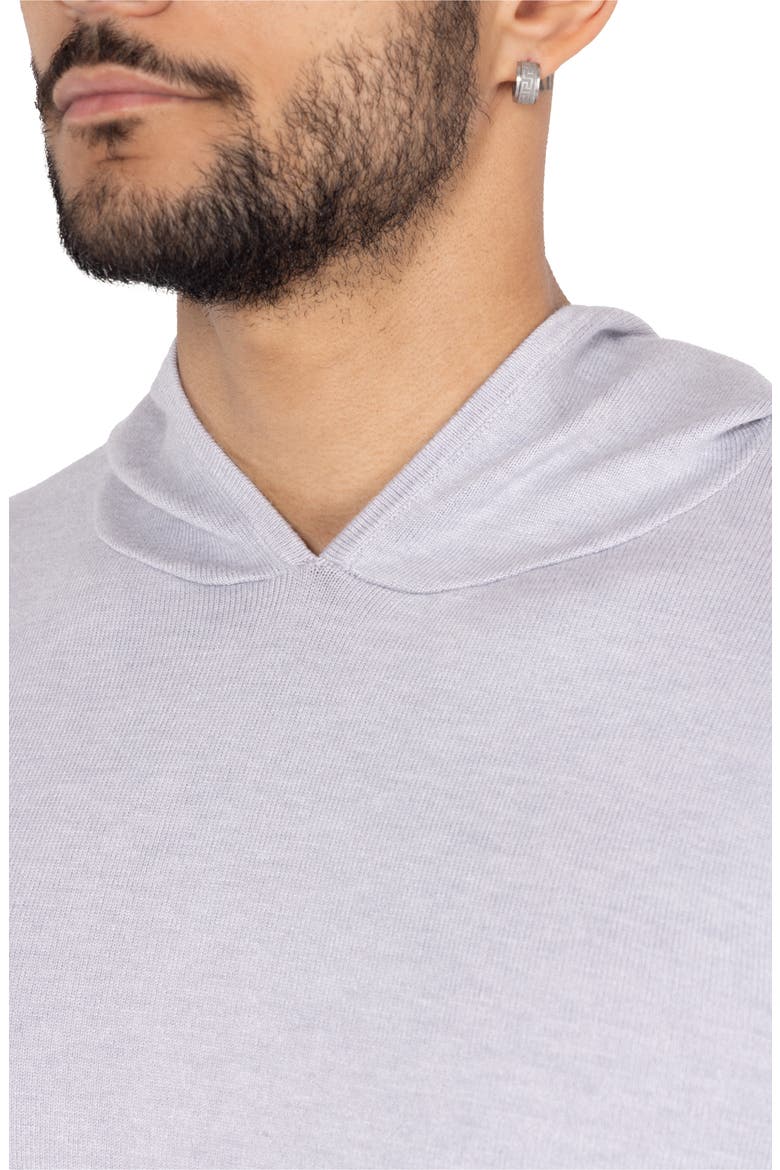 Core Knit Pullover Hoodie, Alternate, color, LIGHT HEATHER GREY