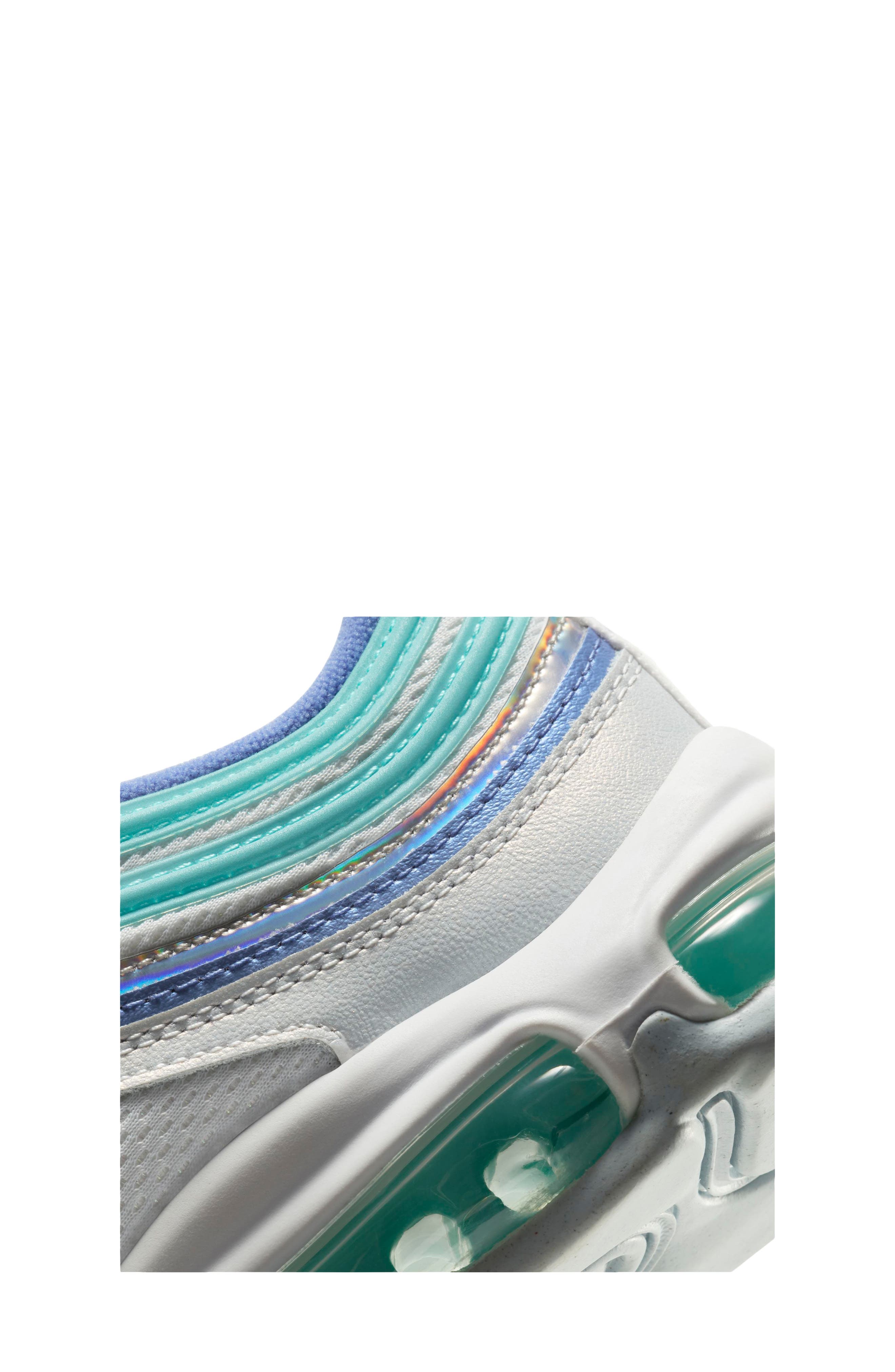 Air Max 97 FP Sneaker, Alternate, color, AURA/ SAPPHIRE-GREEN-WHITE