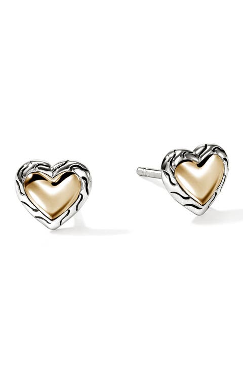 Essentials Heart Stud Earrings