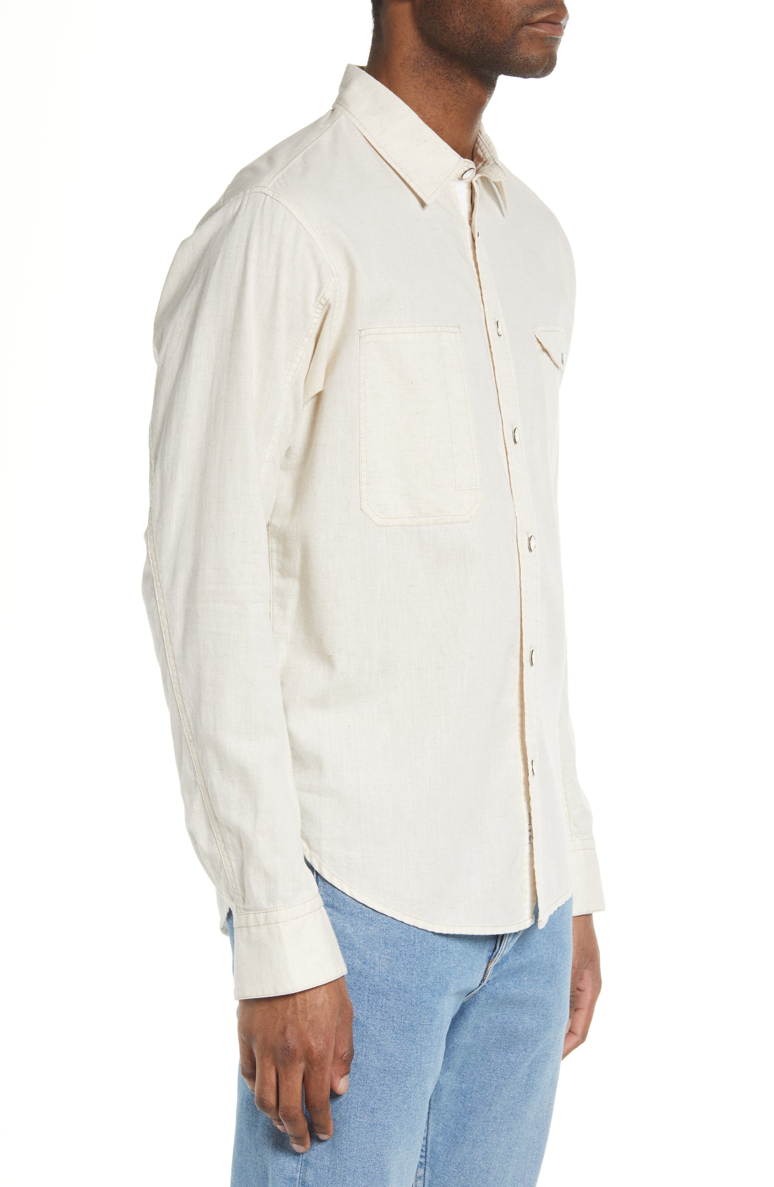 rag & bone Men's Engineered Linen Button-Up Shirt (Men) | Nordstromrack