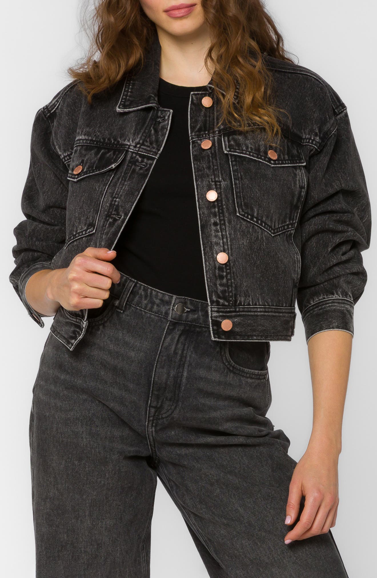 Dion Crop Denim Jacket