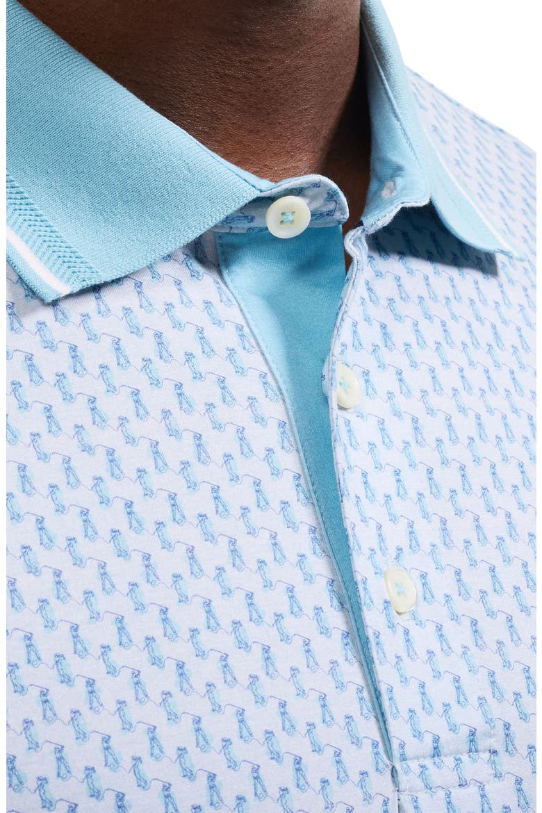 Vidal OoohCotton® Polo, Alternate, color, BALTIC