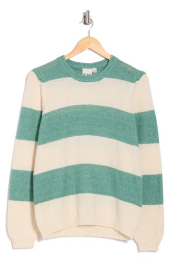 ICHI ICHI STRIPED KNIT SWEATER