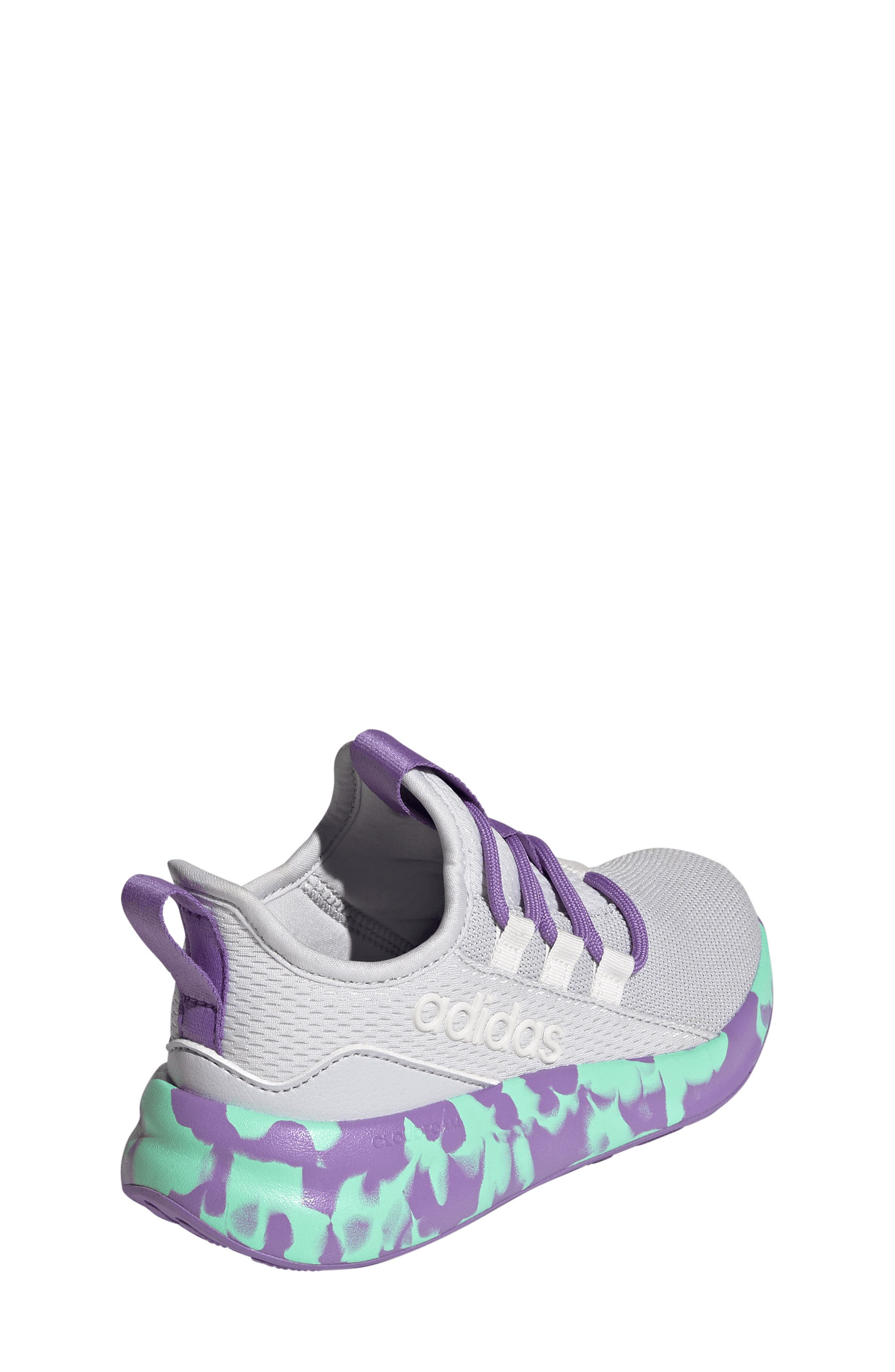 Kids' Lite Racer Adapt 8.0 Sneaker, Alternate, color, GREY/ VIOLET/ MINT