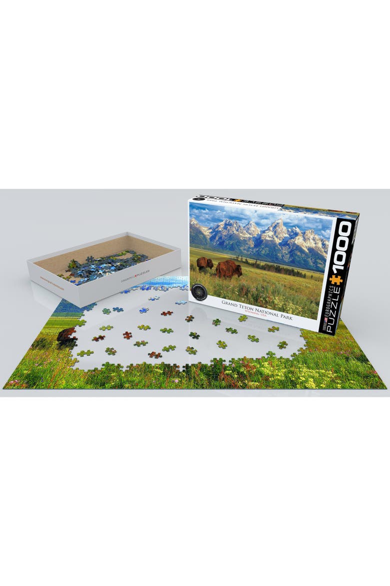 Grand Teton National Park Puzzle, 1000 Pieces, Alternate, color, Multicolored