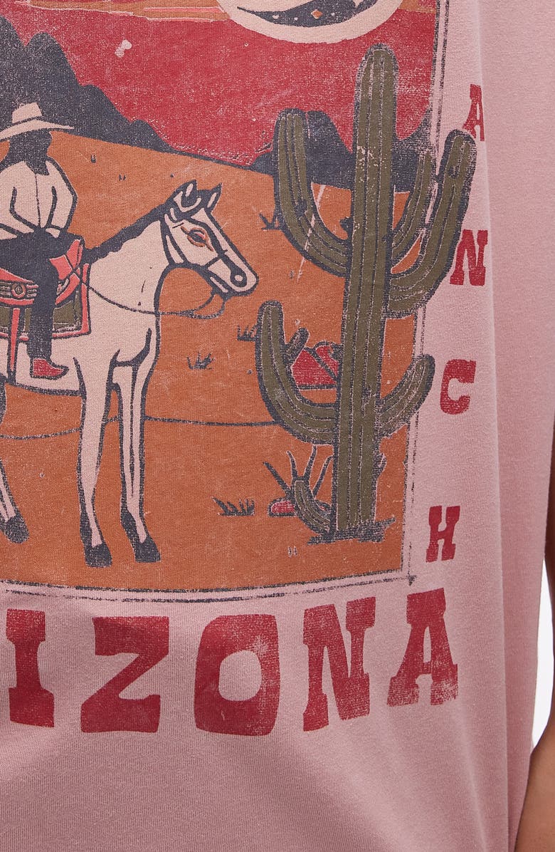 Topshop Arizona Oversize Cotton Graphic T-Shirt, Alternate, color,